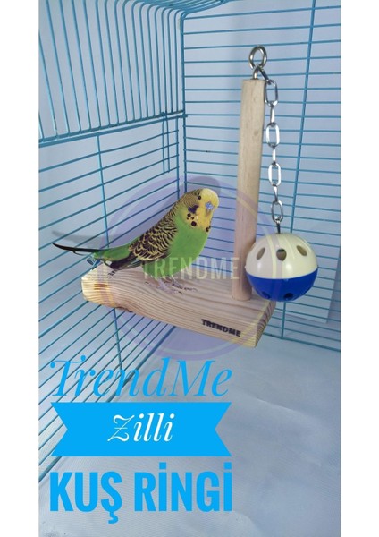 Trendme Top Zilli Kuş Tüneği Ring