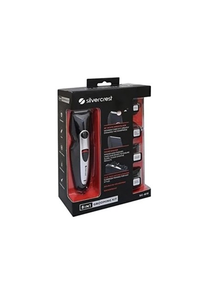 SC-810 Şarjlı Saç Sakal Tıraş Makinesi 8 In1 Erkek Bakım Seti indirimleri