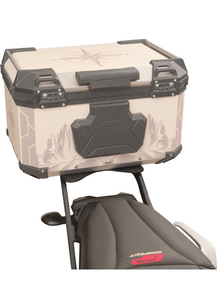 DSN02 Universal 45 Lt Desenli Alüminyum Motosiklet çantası fırsatları