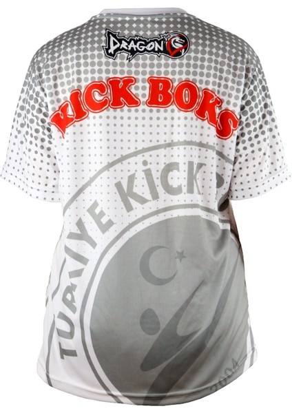 KF2024 Kick Boks Tişörtü Beyaz Kick Boxing Tshirt fiyatları