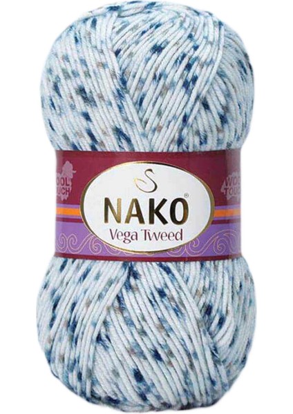 5 Adet Vega Tweed Premium Akrilik El Örgü Ipi Yünü No: 31924 indirimleri