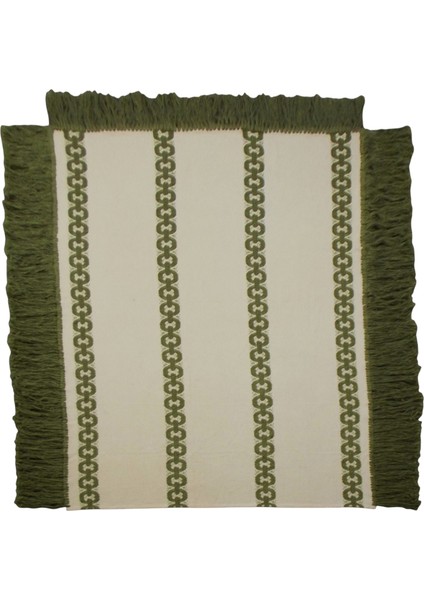 Çok Amaçlı Kullanım El Işi Bukleli Yün Kilim 0452 - Yeni - Çok Renkli