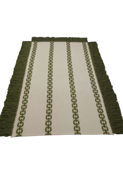 Çok Amaçlı Kullanım El Işi Bukleli Yün Kilim 0452 - Yeni - Çok Renkli modelleri