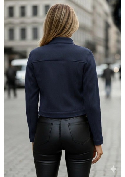 Mdb Kadın Uzun Kollu Yakadan ve Önden Düğmeli Süet Kısa Ceket fiyatları