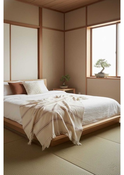 Doğal Pamuk, Yumuşak Tek Kişilik Pike, Koltuk Örtüsü, Çok Amaçlı Örtü 160X220 Cm.