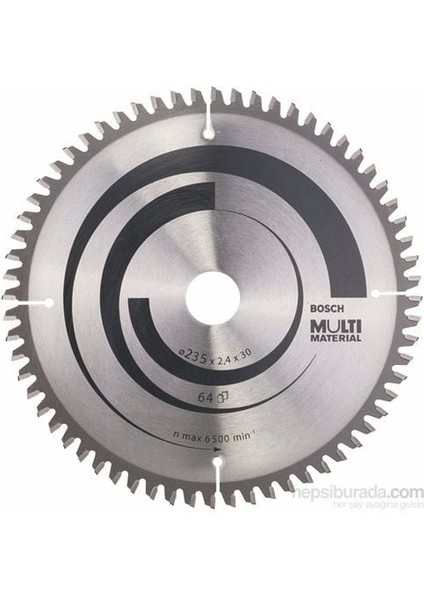 Bosch Multimaterial 235X2,4X30/25 mm 64 Diş Testere