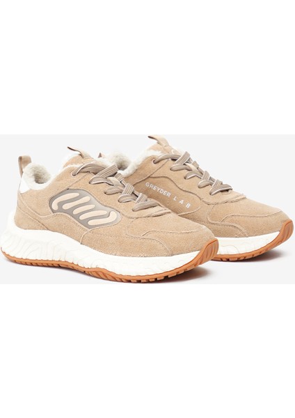 Greyder LAB Kadın Bej Hakiki Deri Spor Ayakkabı 5K2CA45380 modelleri