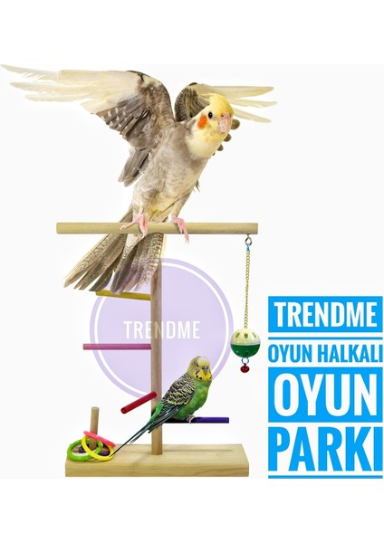 Trendme Oyun Halkalı Toplu Kuş T Tünek ( Sultan,cennet,muhabbet Vb.)