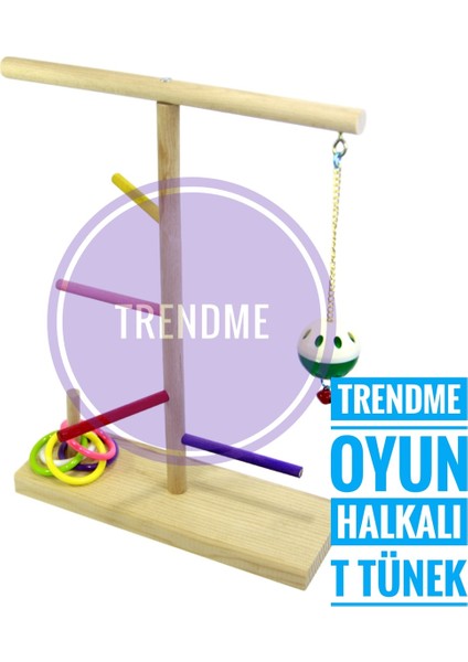 Trendme Oyun Halkalı Toplu Kuş T Tünek ( Sultan,cennet,muhabbet Vb.) fiyatları