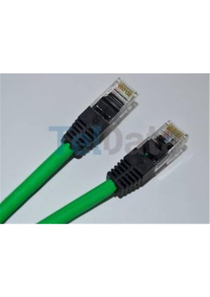 Teldata TLD-1000Y Cat6 10MT Yeşil Utp Patch Kablo