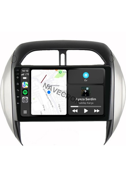 Toyota Rav4 2001-05 9" Uyumlu Android Multimedia Gerçek 4/64 Kablosuz Carplay Geri Görüş Kameralı