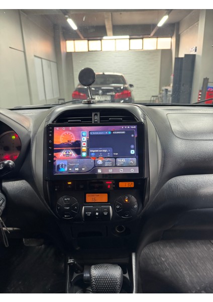 Toyota Rav4 2001-05 9" Uyumlu Android Multimedia Gerçek 4/64 Kablosuz Carplay Geri Görüş Kameralı fırsatları