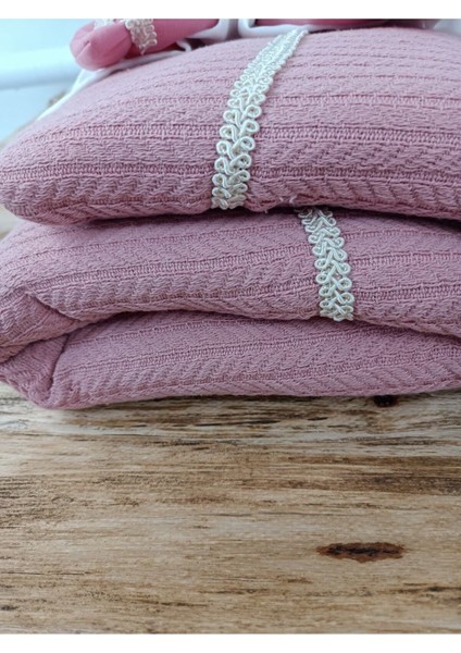 Triko Örgü Bebek Batttaniyesi Kundağı Kalın Dantelli Yenidoğan Hastane Çıkışı Hediyelik fırsatları