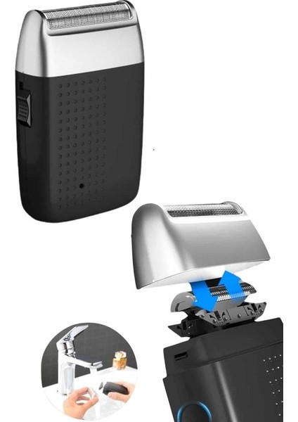 Taşınabilir Şarjlı Kablosuz Mini Tıraş Makinesi Sinek Kaydı Tıraş