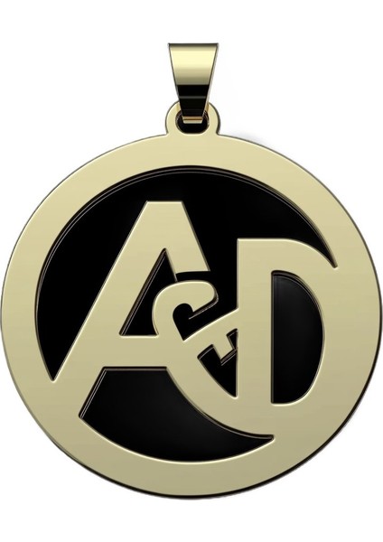 8 Ayar Altın Kolye Ucu A&d GM9973 0.5 gr