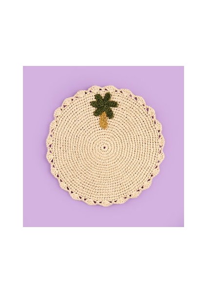 Soft Palm Supla - Bej - 33X33 cm