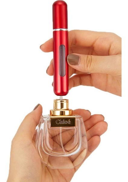 2 Adet Parfüm Şişesinden Dolabilir Yedek Cep Parfüm Şişesi Aparatı modelleri