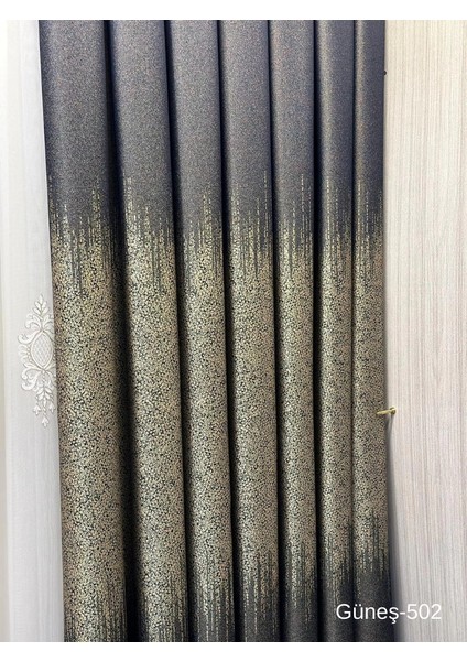 Nivemeshome Güneş FT632121 Lacivert V-502 1/3 Sık Pileli Fon Perde Apm fiyatları