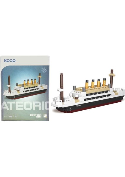 Titanic Yapım Seti 271 Parça – Mini Model 13,5 cm – Resimli Talimatlı – Yapı Oyuncak Seti fiyatları