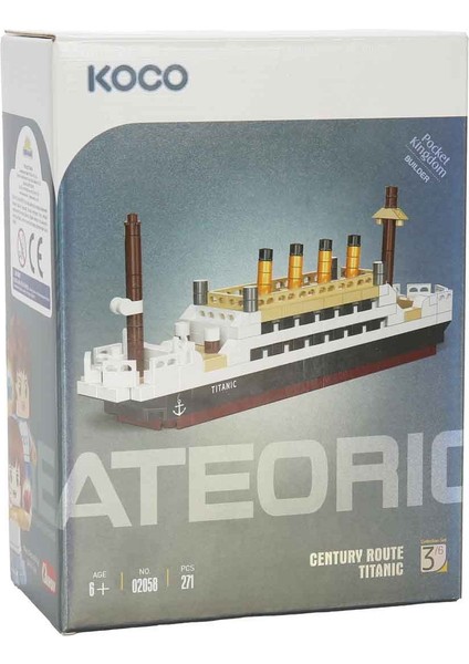 Titanic Yapım Seti 271 Parça – Mini Model 13,5 cm – Resimli Talimatlı – Yapı Oyuncak Seti fırsatları