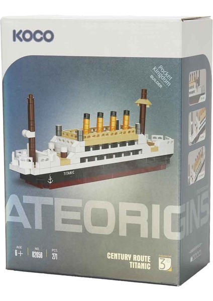 Titanic Yapım Seti 271 Parça – Mini Model 13,5 cm – Resimli Talimatlı – Yapı Oyuncak Seti indirimleri