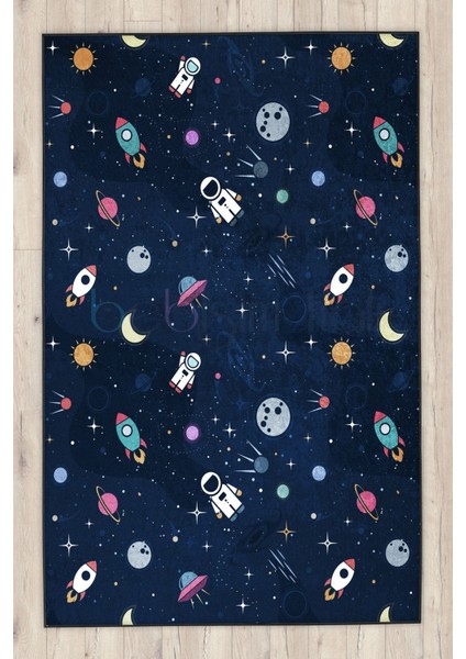 Uzaylı Astranot Çocuk Halısı modelleri