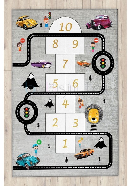 Sevimli Hayvanlar Çocuk Halısı modelleri