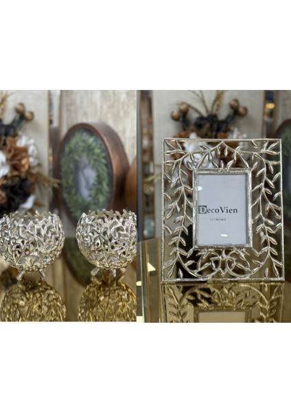 7 Parça Pirinç Gümüş Konsol Seti fırsatları