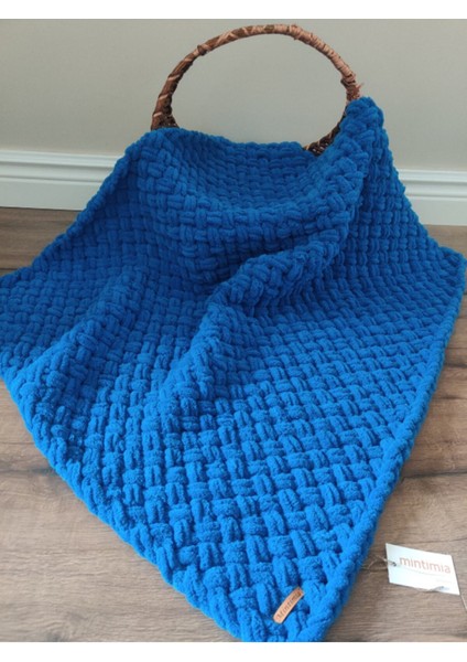 Bebek Battaniyesi Kışlık-Kalın Havacı Mavi 85*85 cm fiyatları