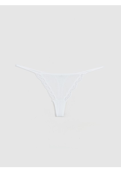 Yeni Sezon Dantel Detaylı Tanga Külot 3'lü fırsatları