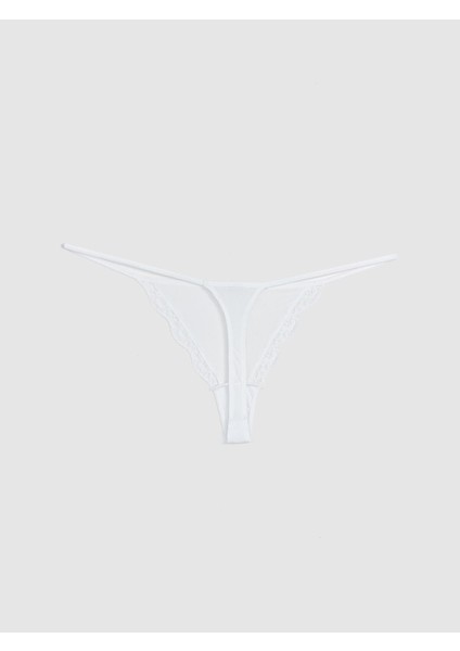 Yeni Sezon Dantel Detaylı Tanga Külot 3'lü indirimleri