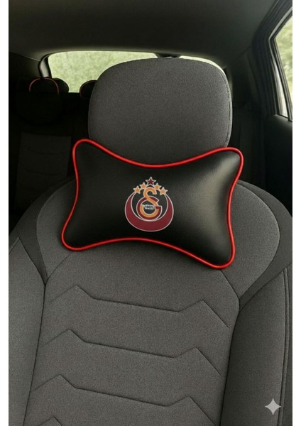Galatasaray Logolu Siyah Deri Boyun Yastığı ve Emniyet Kemeri Kılıfı (2'li Set) indirimleri