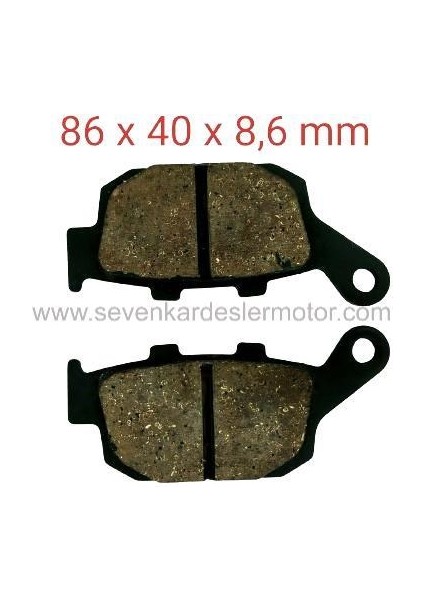 Honda Arka Disk Balata FA496 Nc 700-750 XL600-650-700-CBR250-CBR500R-XRV750-SUZUKI Inazuma Gv 250 F