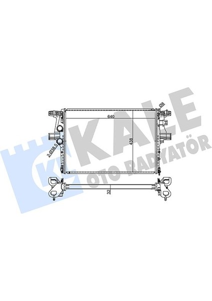 354990 Radyatör Al/pl/brz Daıly V-Daıly Vı-Daıly Cıtys-Daıly Lıne Ma 5801264635