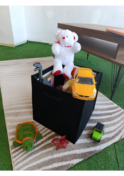 3mm Kalın Keçe Dolap Içi Düzenleyici Çocuk Oyuncak Kutusu Organizer fırsatları