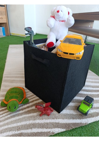 3mm Kalın Keçe Dolap Içi Düzenleyici Çocuk Oyuncak Kutusu Organizer