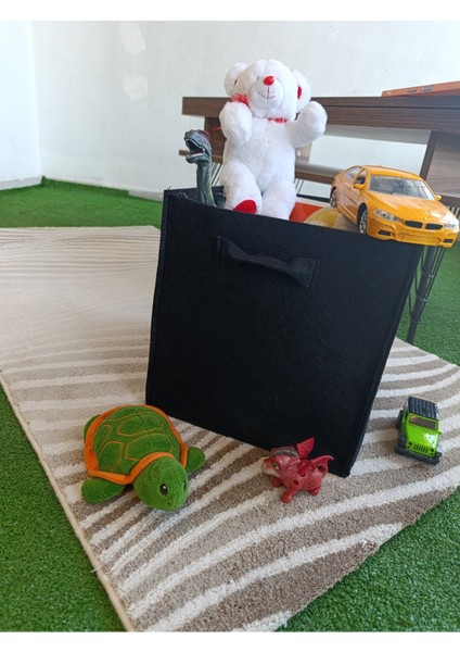 3mm Kalın Keçe Dolap Içi Düzenleyici Çocuk Oyuncak Kutusu Organizer