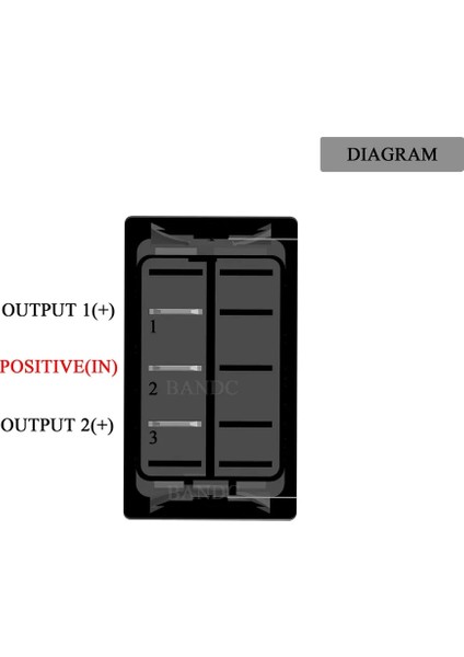 MR-134M-N7 Marin Swıtch (On)-Off-(On) 12-24V 3 Bacaklı Ledsiz fiyatları