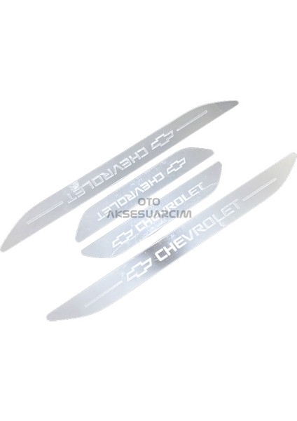Chevrolet Pleksi Nikelaj Oto Araba Kapı Eşiği Çıta 4'lü