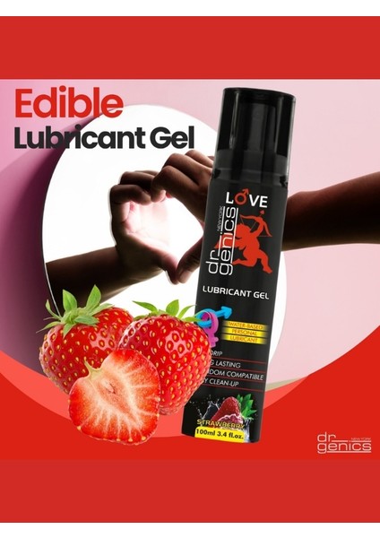 Dr Genics Lubrican Gel (Kayganlaştırıcı Jel) Çilek 100MG