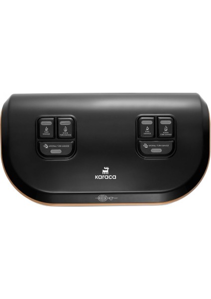 Ikili Çelik Türk Kahve Makinesi 10 Fincan Kapasiteli Metalik Tasarım fırsatları