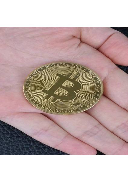 A Kalite Bitcoin Etherium Sanal Paranın Madeni Anı Hediyelik Metap Para Yuvarlak Coin indirimleri