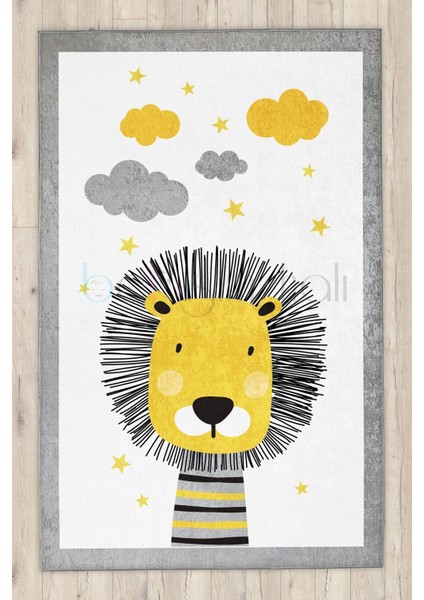 Aslanlı Çocuk Halısı modelleri