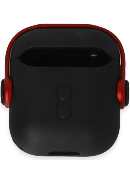 Airpods 2 (2.nesil) Cool Kılıf - Siyah-Kırmızı modelleri