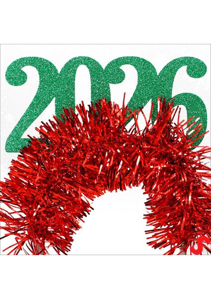 Yılbaşı 2026 Simli Taç - Yeşil fırsatları