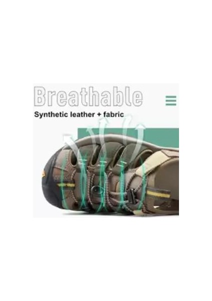 710445A Burnu Kapalı Ithal Trekking Erkek Sandalet fiyatları