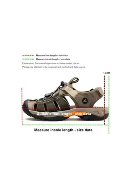 710445A Burnu Kapalı Ithal Trekking Erkek Sandalet indirimleri