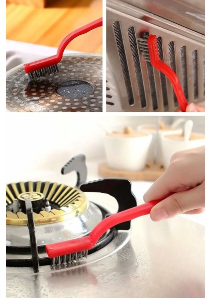 3 Lü Detaylı Temizlik Bakır,demir ve Sert Plastik Tel Fırça fiyatları