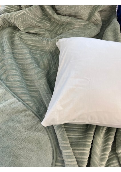 Tek Kişilik Battaniye Kalın Embos Yeşil fiyatları