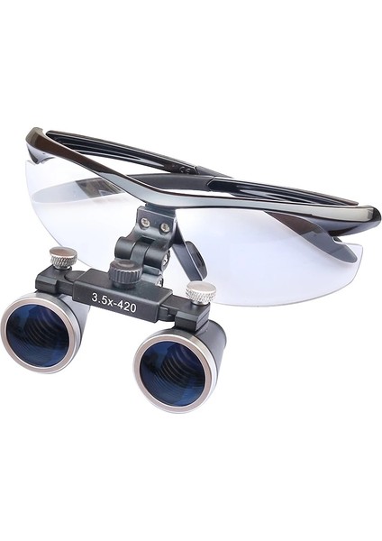 3.5X420MM Diş Cerrahi Gözlük Lens Büyüteç,taşıma Çantalı